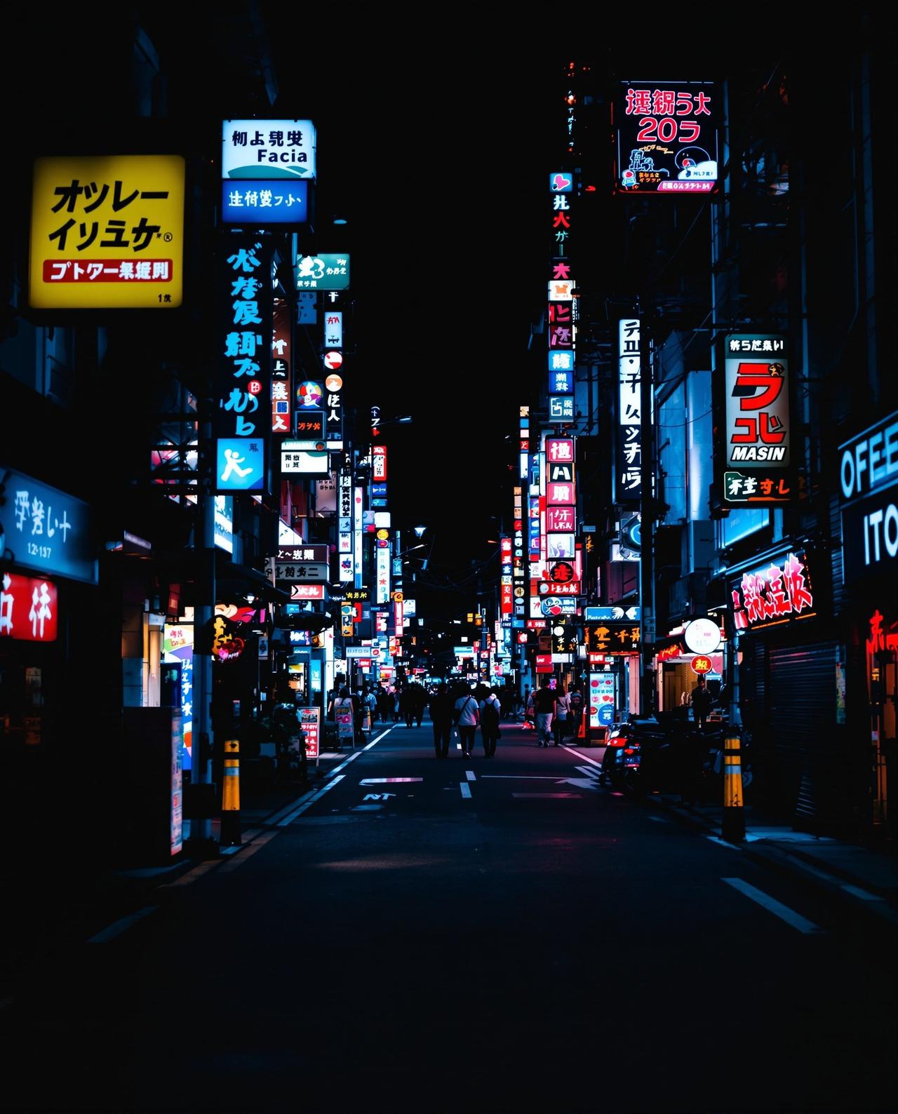 霓虹灯下的城市夜拍 - 艺术写真 - 福利姬图集