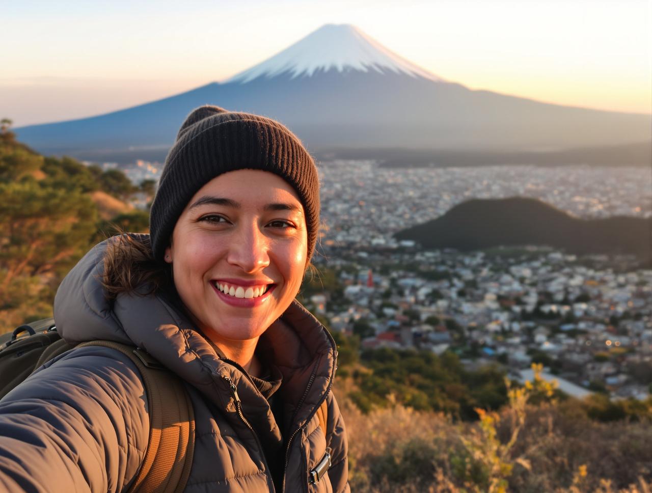 富士山下的日系旅人 - 日系写真 - 福利姬图集