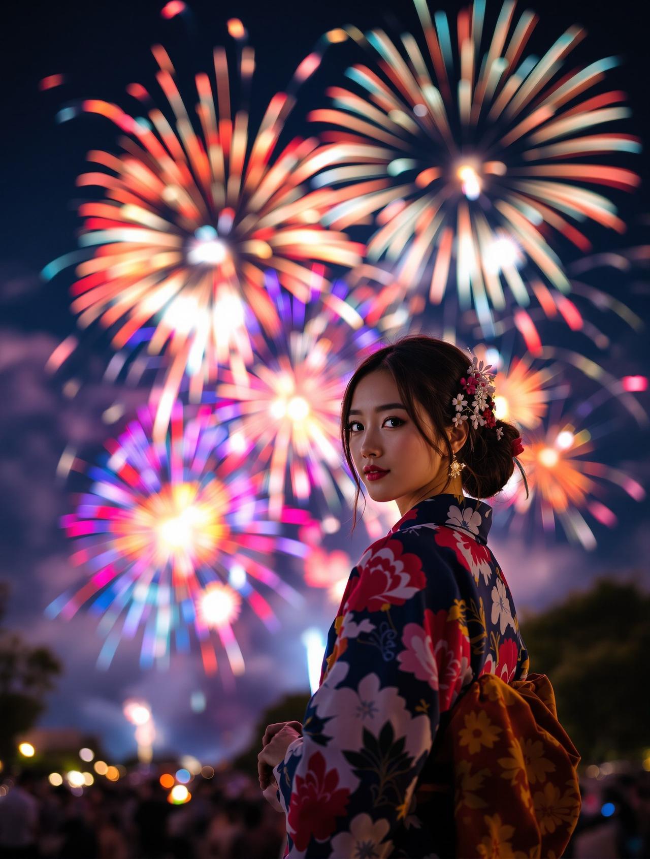 浅草寺前的花火记忆